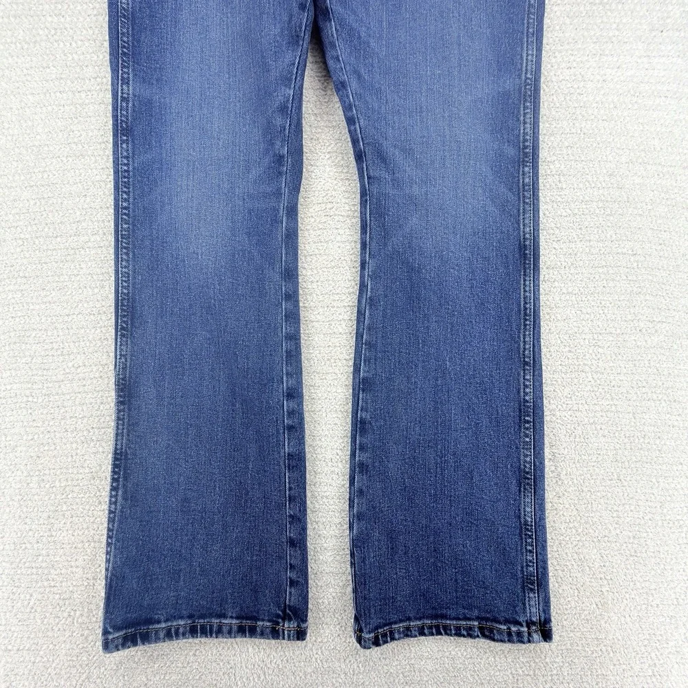 Wrangler Retro Relaxed Boot Jeans Mens 30x34 (30x33) Blue Stretch Western Cowboy